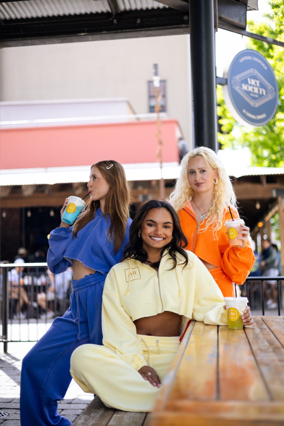 Vice Society × AU tracksuits